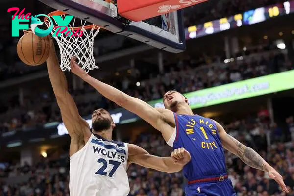 Why isn’t Rudy Gobert playing for the Timberwolves against the Nuggets in game 2?