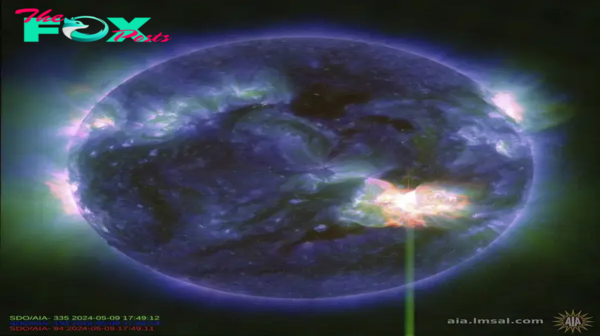 Strong Solar Storm Could Disrupt Communications and Produce Northern Lights in U.S.