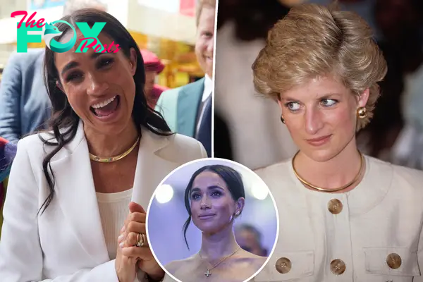 Meghan Markle pays homage to Princess Diana with necklaces on Nigeria trip