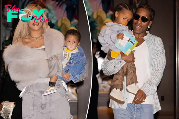 Rihanna, A$AP Rocky celebrate son RZA’s second birthday in NYC ahead of Mother’s Day