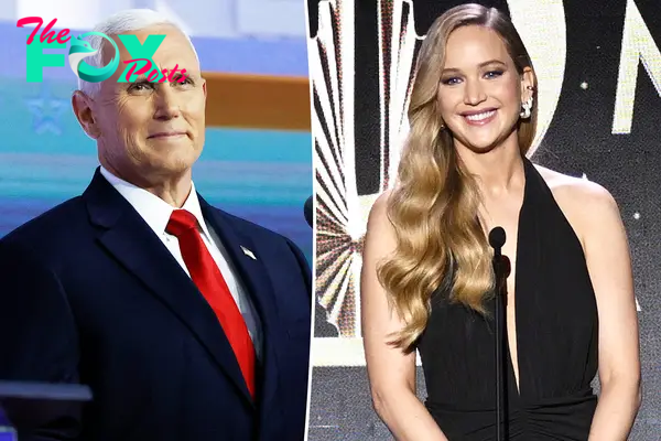 Jennifer Lawrence roasts Mike Pence at GLAAD Media Awards