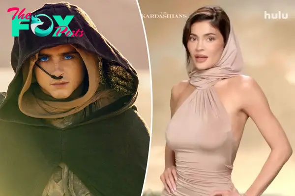 Fans convinced Kylie Jenner gave subtle nod to Timothée Chalamet with hooded dress in ‘Kardashians’ teaser