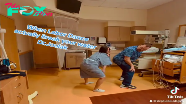 The doctor showed the mother a few dances with the intention of helping her give birth easily. What was surprising was that as soon as the dance ended, she entered the delivery room. The video has reached millions of views on tiktok