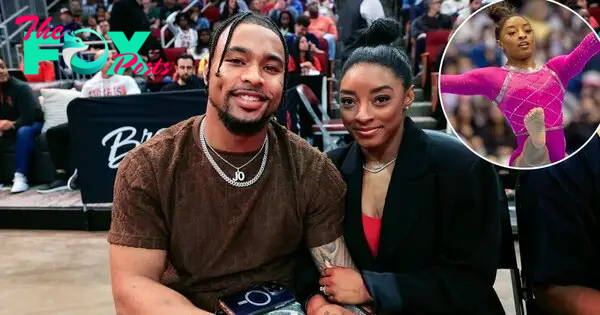 Simone Biles’ Husband Had the Best Reaction to Her Vault Performance 