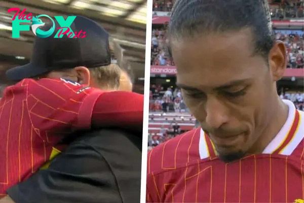 Virgil van Dijk fights tears in emotional Jurgen Klopp tribute – “I’ve got no words”