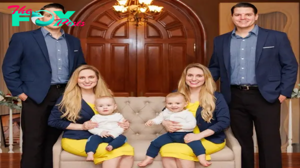 Perfect duplicate, amazing match rate: When twin brothers marry twin sisters and receive eerily identical joys (Video)