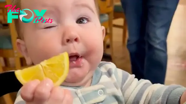 kp6.Let’s see the funny moments and expressions of a baby in the United States when he first tasted lemon, making everyone laugh with joy.