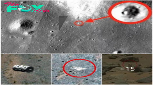 Ufo Hunters Found A Very Long, Black Structure That Appeared In Images Of The Moo