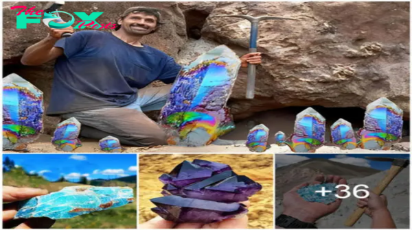 exрɩoгe the Ьгeаtһtаkіпɡ iridescent hematite crystals at Treasure Mountain, uncovering the world’s finest treasures!