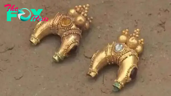 2,000-year-old gold jewelry from mysterious culture discovered in Kazakhstan