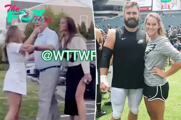 ‘Heated’ fan apologizes to Kylie Kelce and Jason Kelce after screaming match goes viral