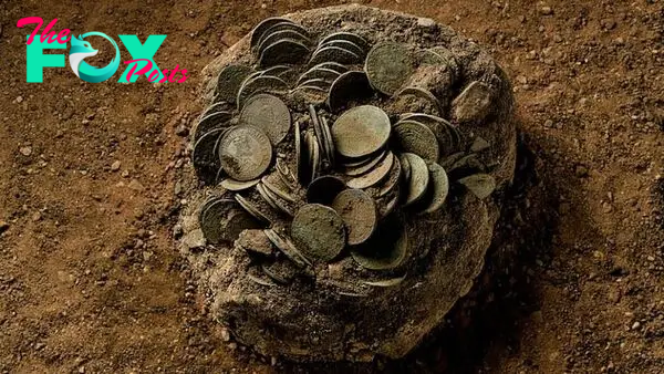 Hundreds of centuries-old coins unearthed in Germany likely belonged to wealthy 17th-century mayor