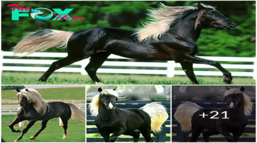 The charm and elegance of black horses: a timeless symbol of majesty