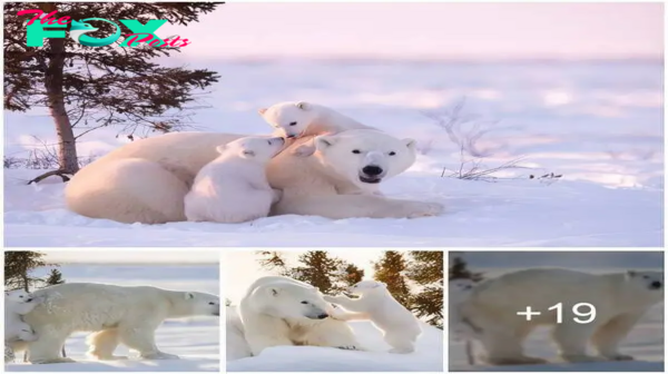 Wildlife photographer endured bitter cold for 117 hours to capture these polar bear images