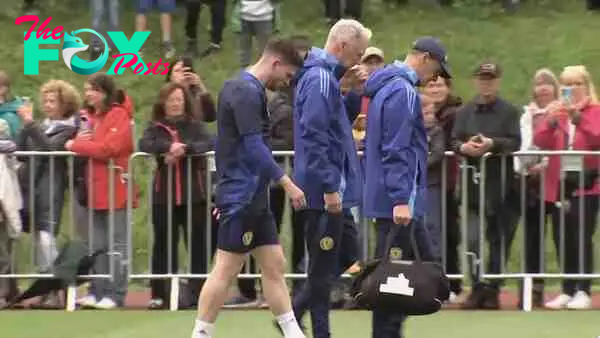 Andy Robertson limps out of Scotland training days before Euro 2024 opener