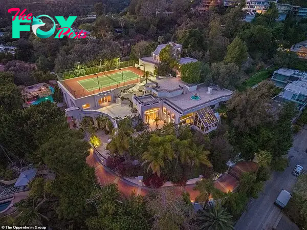 C5/Beverly Hills Mansion, Once Transformed Purple by Prince, Hits Market for $30 Million: Features Ten Bedrooms, Rooftop Tennis Court, and Grotto with Water Slide