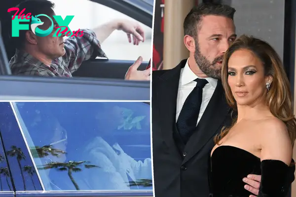 Ben Affleck, Jennifer Lopez return to his Brentwood rental after spending time together at their marital house