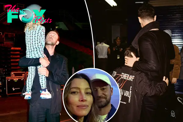 Justin Timberlake shares rare photos of his and Jessica Biel’s sons for Father’s Day: ‘My 2 greatest gifts’