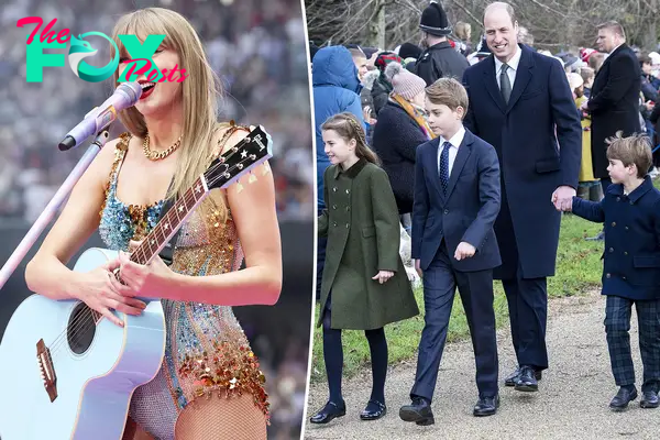 Prince William reportedly attends Taylor Swift’s Eras Tour concert in London with George, Charlotte, Louis