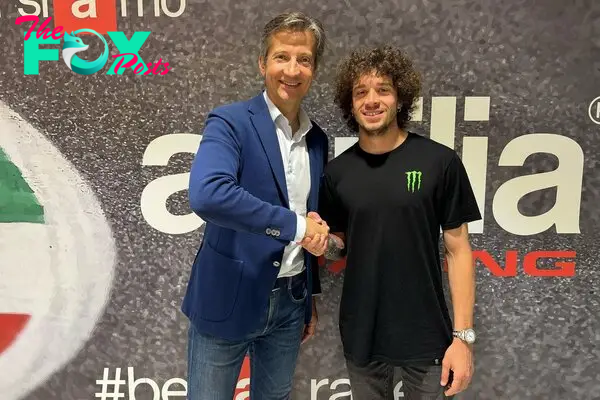 Aprilia signs Bezzecchi to partner Martin for 2025 MotoGP season