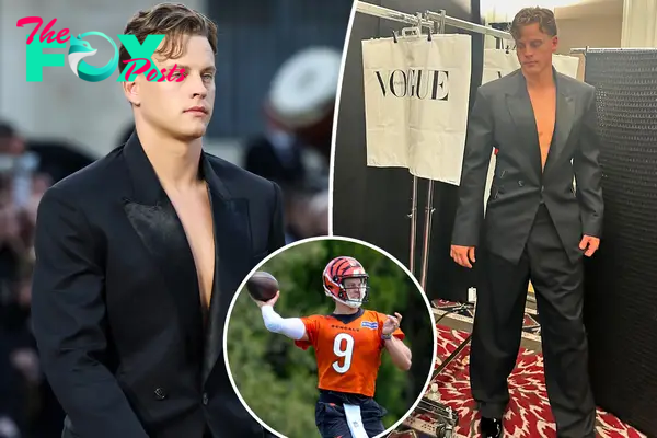 Joe Burrow takes a turn on the runway at Vogue World: Paris fashion show: ‘Screw football’