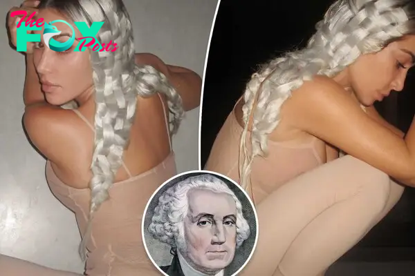 Kim Kardashian’s woven braids roasted by fans: ‘What in the Constitution is going on here?’