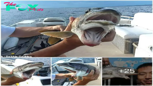 Incredible catch: Woman catches sea creature with two mouths while fishing on New York lake