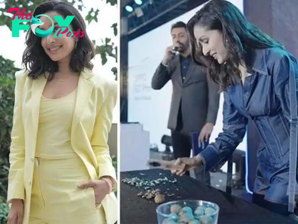 Shraddha Kapoor's walnut-cracking stunt using a smartphone sends fans nuts