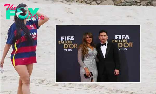 son. Jealous of his girlfriend, Messi banned the super-busty beauty.