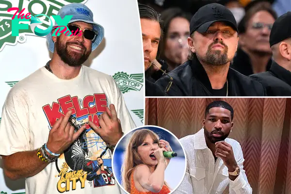 Travis Kelce hits up same club as Tristan Thompson, Leonardo DiCaprio while Taylor Swift performs in Ireland