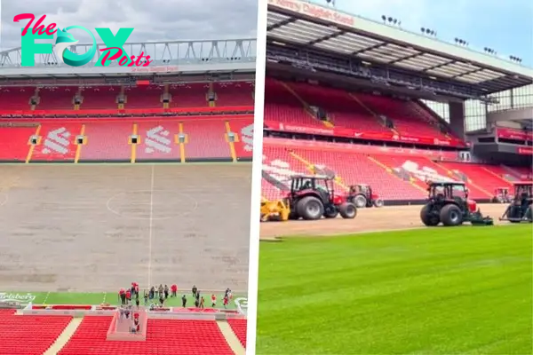 Anfield pitch ready to be relaid after Taylor Swift and Pink concerts