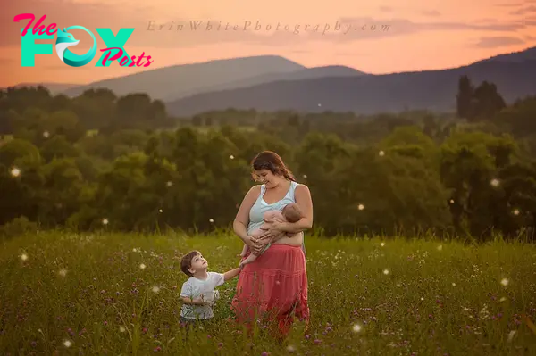 A profound photographic journey captures the tender beauty of breastfeeding, imbued with the essence of timeless love