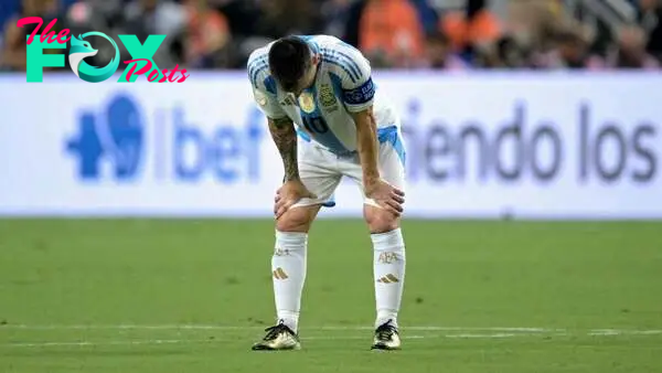 Lionel Messi leaves Copa America final in tears after injury as Argentina, Colombia battle for title