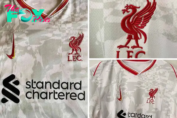 6 new photos of Liverpool’s leaked third kit – up-close details including divisive logo