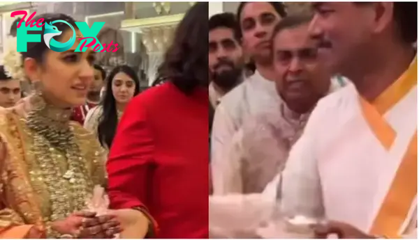 Mukesh Ambani breaks down in tears at daughter-in-law Radhika Merchant's emotional 'Vidaai'