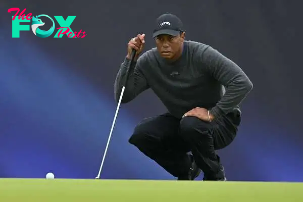 What time does Tiger Woods tee off tomorrow? Will he make the cut at the 2024 British Open?