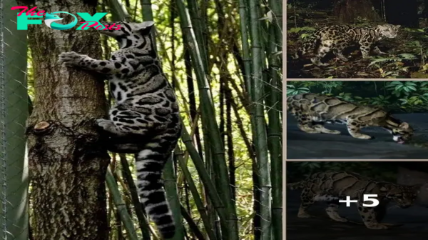 Enigmatic Beauty: The Clouded Leopard’s Astonishing Fur