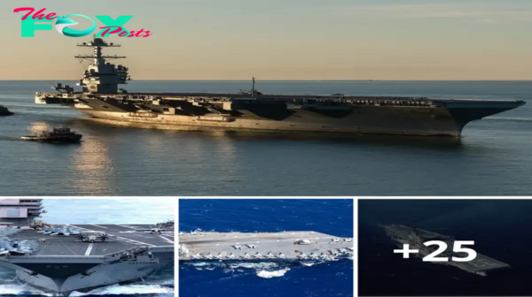 USS Gerald R. Ford, World’s Largest Aircraft Carrier, Commences Operations.lamz
