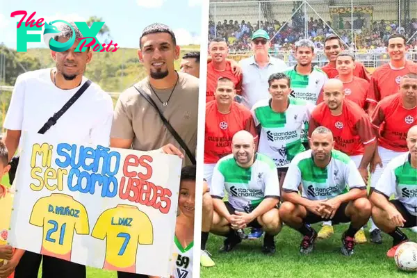 Luis Diaz scored a hat-trick in Liverpool kit on his emotional return to Colombia