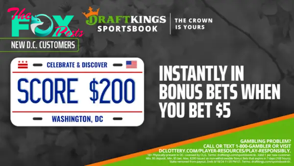 DraftKings Washington D.C. Promo Code is Live! Bet $5, Get $200 in Bonus Bets Instantly