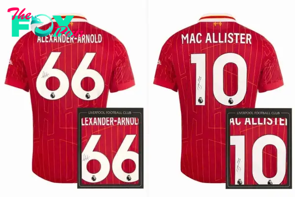 Liverpool FC are now selling signed shirts for the current squad