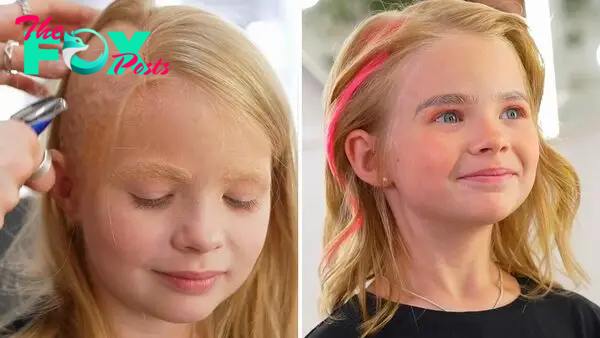 Beauty That Can’t Be Covered Up: Hairstylist’s Touching Transformation Brings a Smile to Burn-Scarred Girl in Heartwarming Transformation