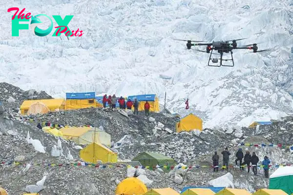 Chinese drones to transport trash from Everest in groundbreaking initiative