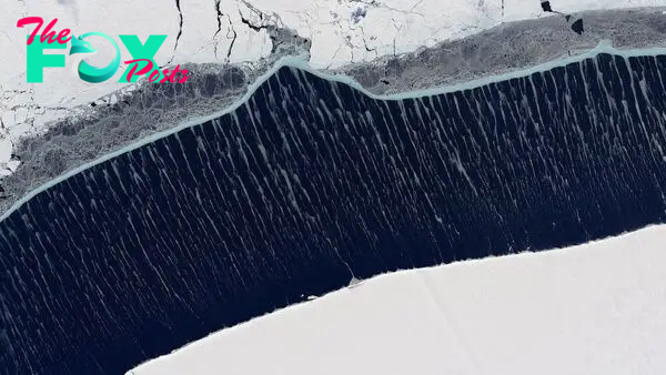 Earth from space: High winds paint puzzling ice streaks across the sea in Antarctica