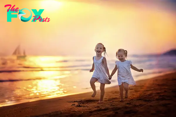 The pure beauty of a baby in the sunset makes us want to immerse ourselves in it forever.