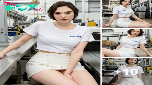 Gal Gadot Transforms into a Beautiful Factory Worker.criss