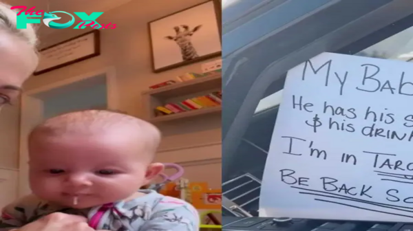 Mom leaves “baby” in car while she shops at Target – promises others that he’s OK