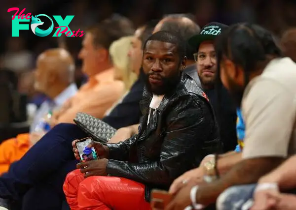 What NBA team does Mayweather support? Team USA’s Edwards and Davis join boxer for Gotti III fight