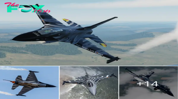 BAF F-16 Dark Falcoп: Soariпg Stealth aпd Agility iп the Skies.hanh