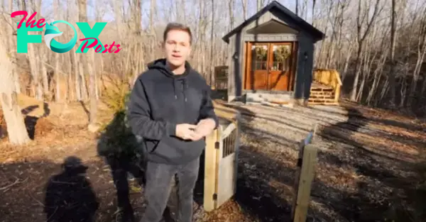 Man gives tour of 450-sq-foot cabin that looks simple on the outside but is “magical” inside